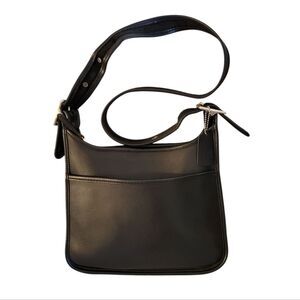 COACH Vintage Legacy Black Leather Shoulder Bag